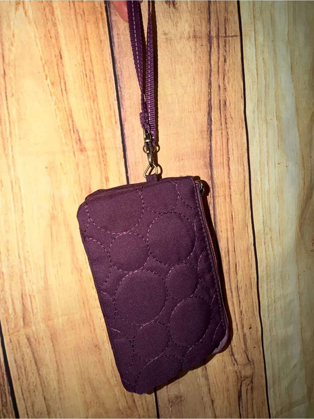 Thirty-one Vary You Wristlet Purple Plum